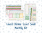 Kit 0267 - Laurel Denise The Scout Planner Small - Monthly Kit - May - Flowers For Mama