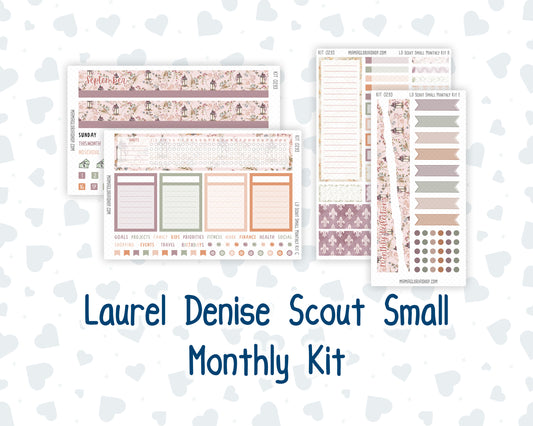 Kit 0293 - Laurel Denise The Scout Planner Small - Monthly Kit - September - Fleur de Provence