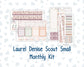 Kit 0293 - Laurel Denise The Scout Planner Small - Monthly Kit - September - Fleur de Provence