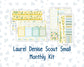 Kit 0227 - Laurel Denise The Scout Planner Small - Monthly Kit - July - Lemon Grove