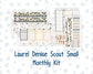 Kit 0272 - Laurel Denise The Scout Planner Small - Monthly Kit - May - Graduation
