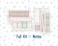 Kit 0257 - Laurel Denise The Scout Planner Small - Monthly Kit - March - Blush Garden