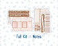 Kit 0296 - Laurel Denise The Scout Planner Small - Monthly Kit - September - Coffee Break