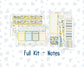 Kit 0274 - Laurel Denise The Scout Planner Small - Monthly Kit - July - Sunny Lemon Shore