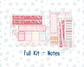 Kit 0254 - Laurel Denise The Scout Planner Small - Monthly Kit - February - Valentine Village