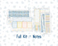 Kit 0265 - Laurel Denise The Scout Planner Small - Monthly Kit - May - Honeybee Sky