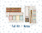 Kit 0302 - Laurel Denise The Scout Planner Small - Monthly Kit - November - Thankful Season