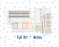Kit 0300 - Laurel Denise The Scout Planner Small - Monthly Kit - October - Autumn Stroll
