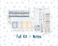 Kit 0299 - Laurel Denise The Scout Planner Small - Monthly Kit - October - Book Nook