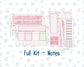 Kit 0253 - Laurel Denise The Scout Planner Small - Monthly Kit - February - Rosy Daydreams