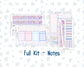 Kit 0252 - Laurel Denise The Scout Planner Small - Monthly Kit - February - Tokyo Candy Cloud