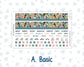 Kit 0275 - Laurel Denise The Scout Planner Small - Monthly Kit - July - Tropical Safari Blush