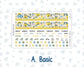 Kit 0274 - Laurel Denise The Scout Planner Small - Monthly Kit - July - Sunny Lemon Shore