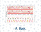 Kit 0294 - Laurel Denise The Scout Planner Small - Monthly Kit - September - Rosy Reveria
