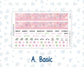 Kit 0253 - Laurel Denise The Scout Planner Small - Monthly Kit - February - Rosy Daydreams