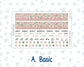 Kit 0257 - Laurel Denise The Scout Planner Small - Monthly Kit - March - Blush Garden