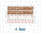 Kit 0296 - Laurel Denise The Scout Planner Small - Monthly Kit - September - Coffee Break
