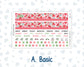 Kit 0276 - Laurel Denise The Scout Planner Small - Monthly Kit - July - Melon Crush