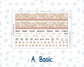 Kit 0301 - Laurel Denise The Scout Planner Small - Monthly Kit - November - Sunday Comfort