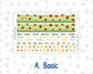 Kit 0277 - Laurel Denise The Scout Planner Small - Monthly Kit - August - Sunflower Drama Club