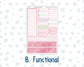 Kit 0253 - Laurel Denise The Scout Planner Small - Monthly Kit - February - Rosy Daydreams