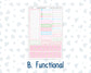 Kit 0262 - Laurel Denise The Scout Planner Small - Monthly Kit - April - Spring Puffs