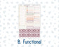 Kit 0293 - Laurel Denise The Scout Planner Small - Monthly Kit - September - Fleur de Provence