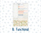 Kit 0300 - Laurel Denise The Scout Planner Small - Monthly Kit - October - Autumn Stroll