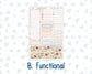 Kit 0259 - Laurel Denise The Scout Planner Small - Monthly Kit - March - Spring Garden Chores
