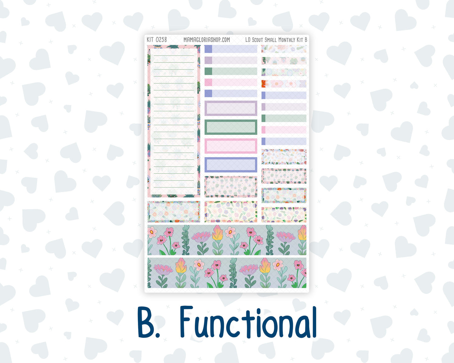 Kit 0258 - Laurel Denise The Scout Planner Small - Monthly Kit - March - Plant Therapy