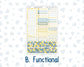 Kit 0274 - Laurel Denise The Scout Planner Small - Monthly Kit - July - Sunny Lemon Shore