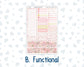 Kit 0294 - Laurel Denise The Scout Planner Small - Monthly Kit - September - Rosy Reveria