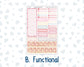 Kit 0254 - Laurel Denise The Scout Planner Small - Monthly Kit - February - Valentine Village