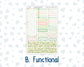 Kit 0256 - Laurel Denise The Scout Planner Small - Monthly Kit - March - Froggy Luck