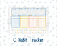 Kit 0265 - Laurel Denise The Scout Planner Small - Monthly Kit - May - Honeybee Sky