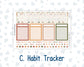 Kit 0298 - Laurel Denise The Scout Planner Small - Monthly Kit - October - Velvet Bloom