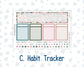 Kit 0275 - Laurel Denise The Scout Planner Small - Monthly Kit - July - Tropical Safari Blush