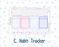 Kit 0252 - Laurel Denise The Scout Planner Small - Monthly Kit - February - Tokyo Candy Cloud