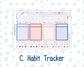 Kit 0273 - Laurel Denise The Scout Planner Small - Monthly Kit - July - Americana In Bloom