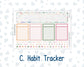 Kit 0259 - Laurel Denise The Scout Planner Small - Monthly Kit - March - Spring Garden Chores