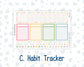Kit 0260 - Laurel Denise The Scout Planner Small - Monthly Kit - April - Pastel Egg Hunt