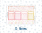 Kit 0294 - Laurel Denise The Scout Planner Small - Monthly Kit - September - Rosy Reveria