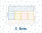 Kit 0265 - Laurel Denise The Scout Planner Small - Monthly Kit - May - Honeybee Sky