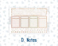 Kit 0301 - Laurel Denise The Scout Planner Small - Monthly Kit - November - Sunday Comfort