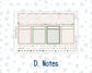Kit 0257 - Laurel Denise The Scout Planner Small - Monthly Kit - March - Blush Garden