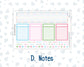 Kit 0262 - Laurel Denise The Scout Planner Small - Monthly Kit - April - Spring Puffs