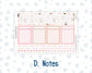 Kit 0297 - Laurel Denise The Scout Planner Small - Monthly Kit - October - Pink Spell