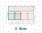 Kit 0275 - Laurel Denise The Scout Planner Small - Monthly Kit - July - Tropical Safari Blush