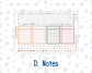 Kit 0259 - Laurel Denise The Scout Planner Small - Monthly Kit - March - Spring Garden Chores