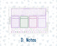 Kit 0263 - Laurel Denise The Scout Planner Small - Monthly Kit - April - Lavender Drift